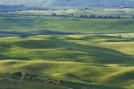 idyllic Landscape of Pienza, Tuscany, Italy