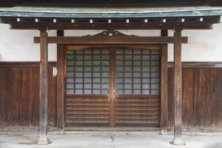 Entrance of traditional house in Japan の写真素材