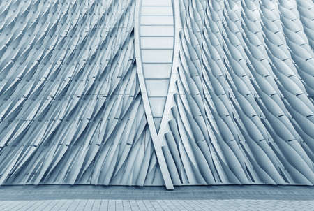 Exterior of modern architecture. Building abstract background  patternの写真素材