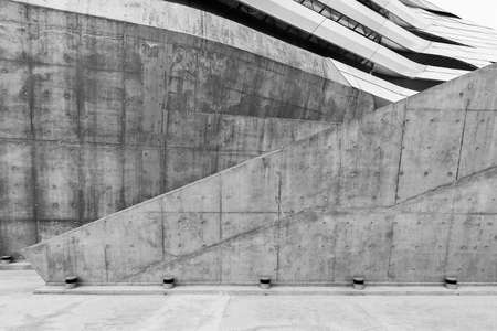 Exterior of modern architecture. Building abstract background