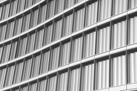 Exterior of modern architecture. Building abstract backgroundの写真素材