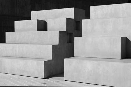 Exterior of modern architecture. Building abstract backgroundの写真素材