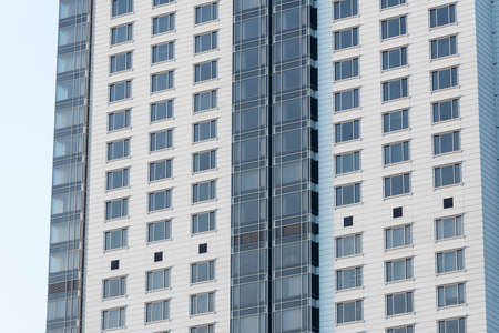 Exterior of modern architecture. Building abstract background