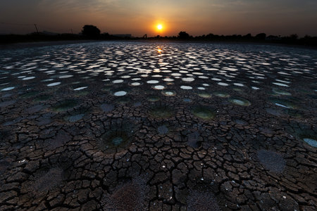 Dried fish pond in Hong Kong