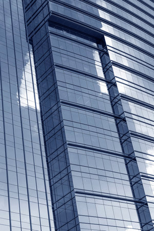 Exterior of modern architecture. Building abstract backgroundの写真素材
