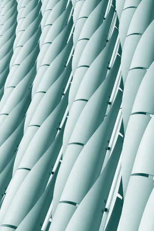 Exterior of modern architecture. Building abstract backgroundの写真素材