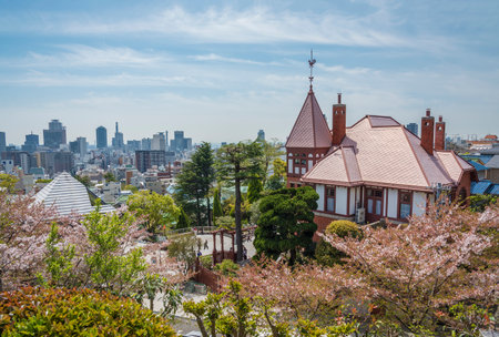 Historical building in Kitano district, Kobe city, Japanのeditorial素材