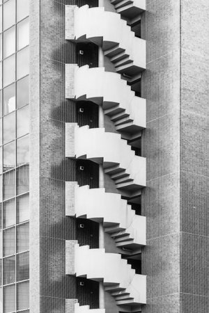 Exterior of modern building in Topkyoの写真素材