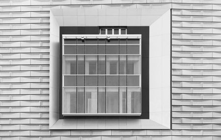 Exterior of modern architecture. Building abstract backgroundの写真素材