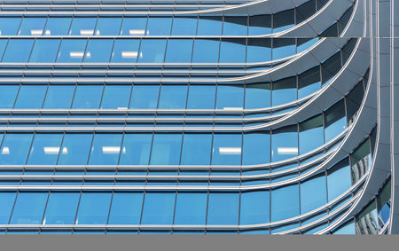 Exterior of modern architecture. Building abstract background