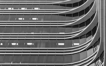 Exterior of modern architecture. Building abstract backgroundの写真素材