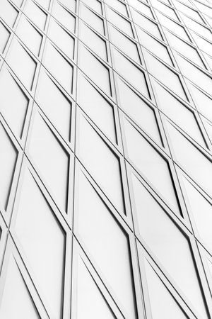 Exterior of modern architecture. Building abstract backgroundの写真素材