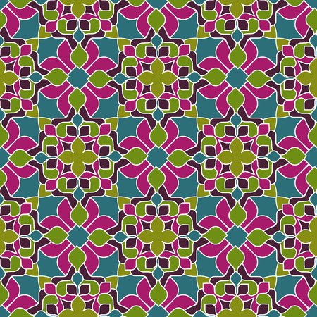 Background with seamless pattern in islamic style