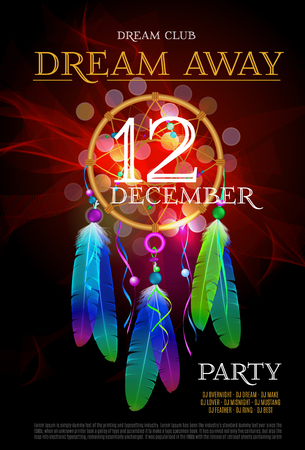 Hello Summer Beach Party Flyer. のイラスト素材