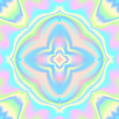 Rainbow colors abstract vector background. Holographic effect seamless pattern. Neon backdrop texture with triangular. Hipster repeating wallpaper. 80s and 90s fashion designのイラスト素材