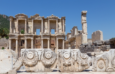 Library of Celsus, Ephesus, Turkeyの写真素材