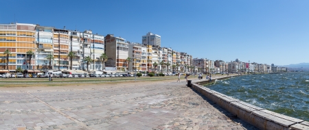 Panoramic view of Izmir waterfront, Turkeyの写真素材