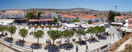 Panoramic view of Alacati, Izmir province, Turkey