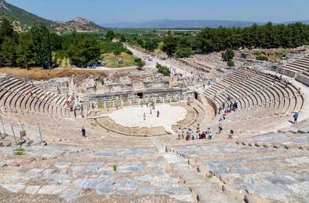Great Theatre of Ephesus, Turkey のeditorial素材
