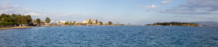 Panoramic view of Eretria, Euboea, Greeceの写真素材