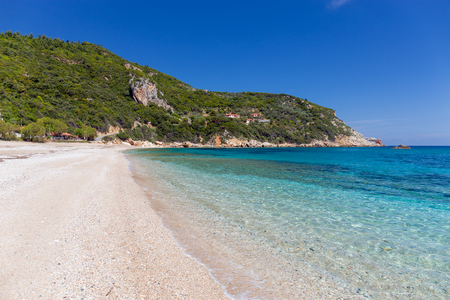 Paltsi beach in Pelio, Thessaly, Greeceの写真素材