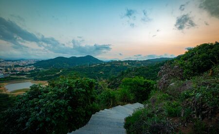 Huiyang Xinxu Town Guanyin Mountain Sunset