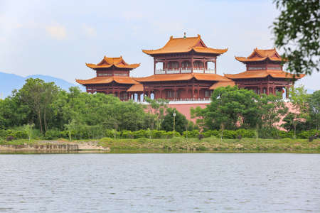 Zhuji Ancient Lane, Nanxiong City, Guangdong Provinceのeditorial素材