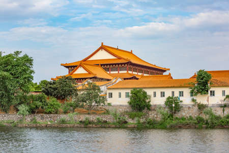 Zhuji Ancient Lane, Nanxiong City, Guangdong Provinceのeditorial素材