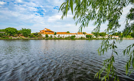 Zhuji Ancient Lane, Nanxiong City, Guangdong Provinceのeditorial素材