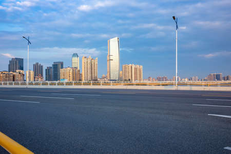 Cityscape of Hesheng Bridge in Huizhou, Chinaのeditorial素材