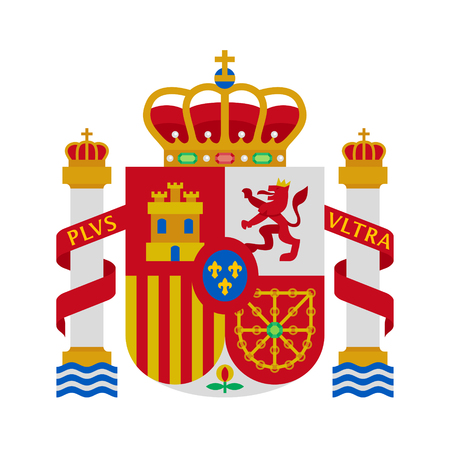 Coat of arms of Spainのイラスト素材
