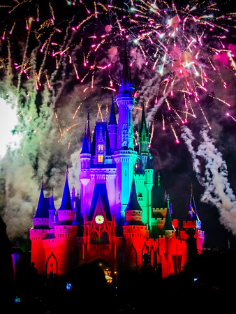 Castle at Magic Kingdom  Orlando FLのeditorial素材