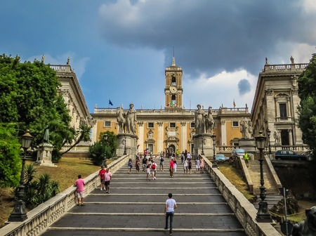 Capitoline Hill  Rome Italyのeditorial素材