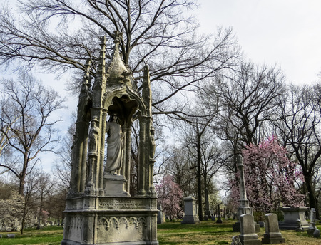 Bellefontaine Cemetery  Saint Louis MOの写真素材