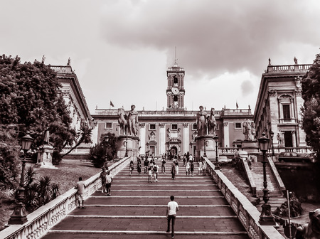 Capitoline Hill   Rome Italyのeditorial素材