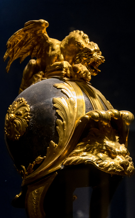 New York City The Met - Shield and Helmet Artifactのeditorial素材