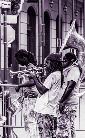 New Orleans French Quarter Street Performersのeditorial素材