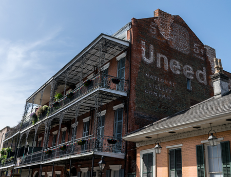 New Orleans French Quarter Architectureのeditorial素材