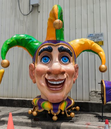 New Orleans Mardi Gras Jesterのeditorial素材