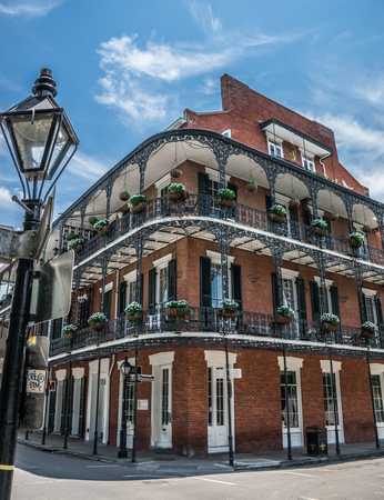 NOLA French Quarter Architectureのeditorial素材