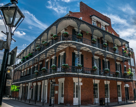 NOLA French Quarter Architectureのeditorial素材