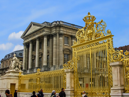 Paris, France - Versailles-Entranceのeditorial素材