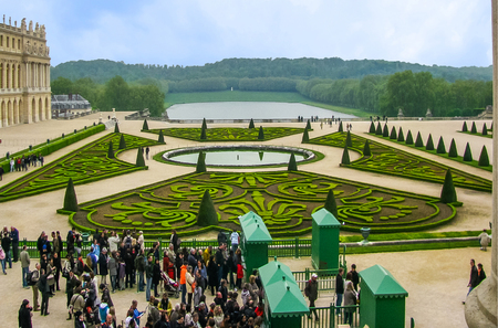 Paris, France - Versailles Gardenのeditorial素材