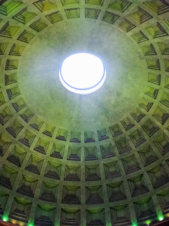 Rome, Italy -  The Pantheon Oculusのeditorial素材