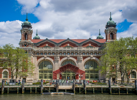 New York City Ellis Island Registration Buildingのeditorial素材