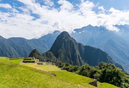 Inca site of Machu Picchu in Peru.の写真素材