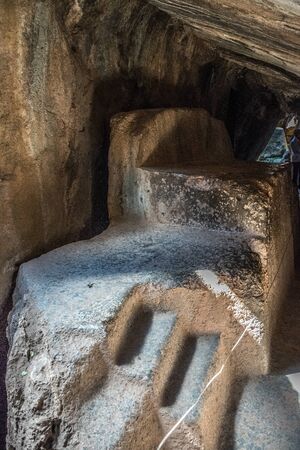 Sacred altar of Q'enko at Cusco, Peru.の写真素材