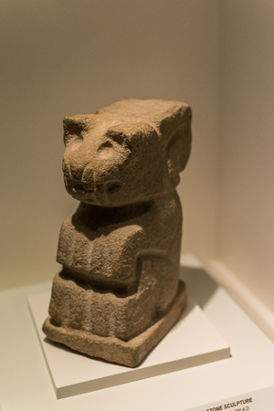 Pre Colombian Art Museum artifact in Cusco, Peru.のeditorial素材