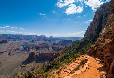 South Rim Grand Canyon National Park South Kaibab Trail Viewの写真素材