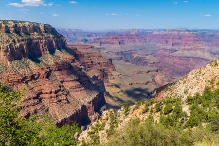 South Rim Grand Canyon National Park South Kaibab Trail Viewの写真素材